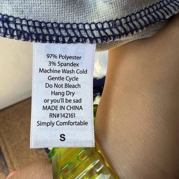 LuLaRoe navy blue Fit & Flare Knee Length Dress Size 3XL. - Picture 3 of 14